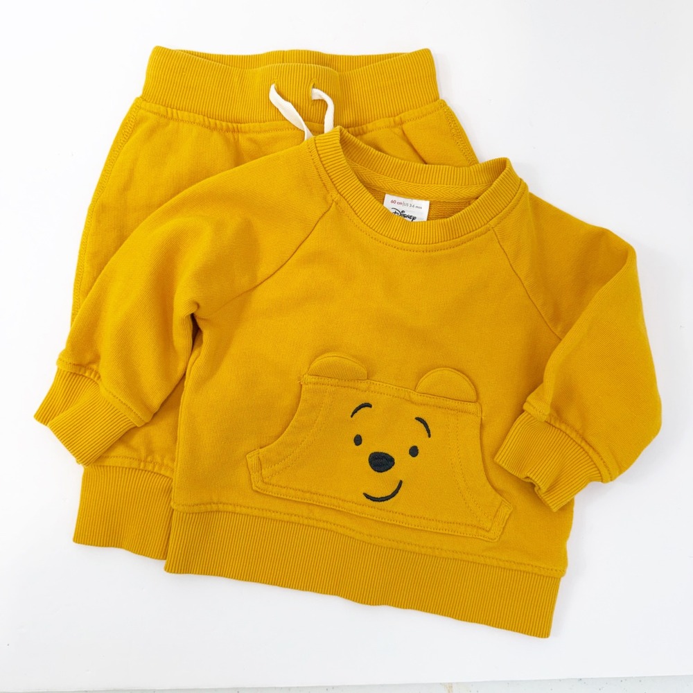 Hanna Andersson Disney Winnie The Pooh Jogger Sweatsuit Set Boy 60 3-6 Months